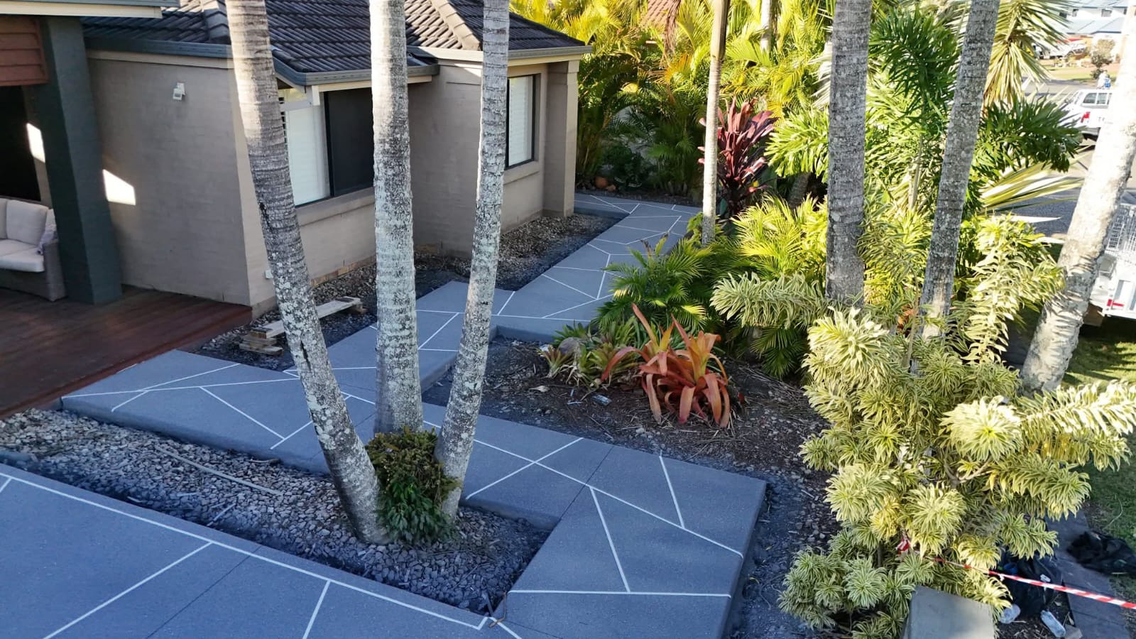 Finished concrete project