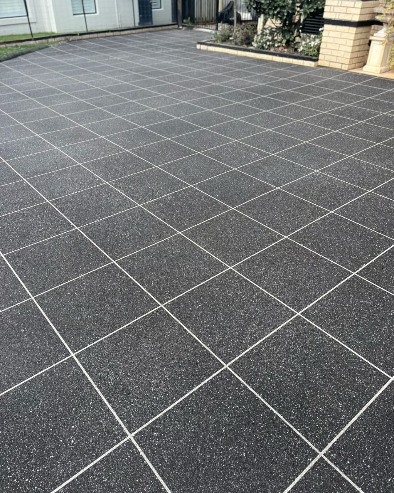 Patios concrete resurfacing project