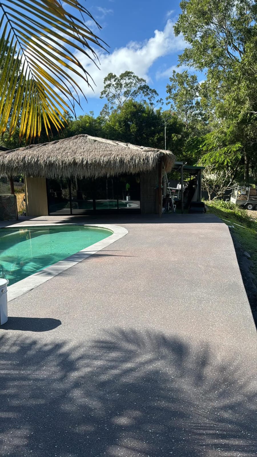 Pool Surrounds concrete resurfacing project