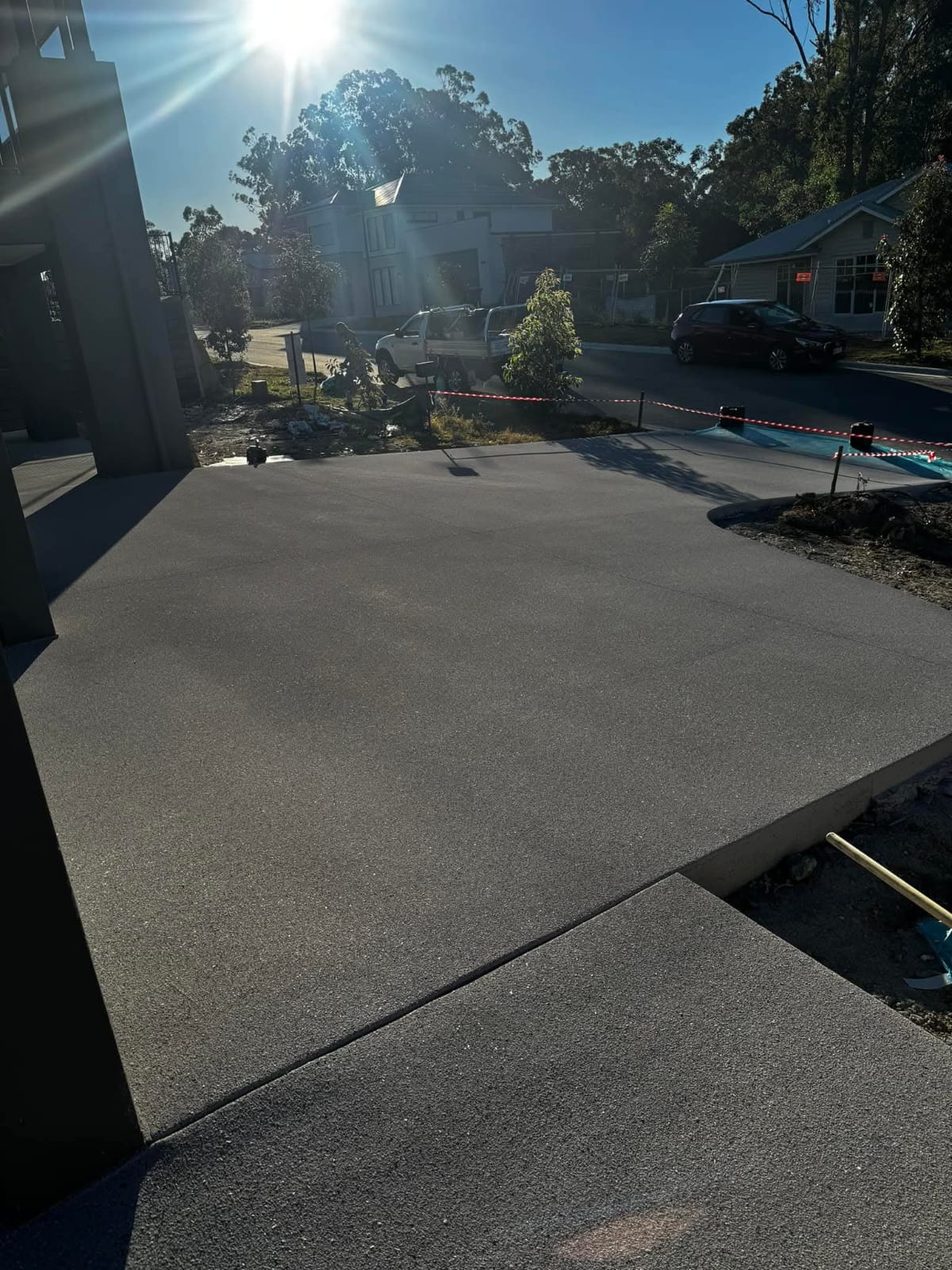 Pathways & Footpaths concrete resurfacing project