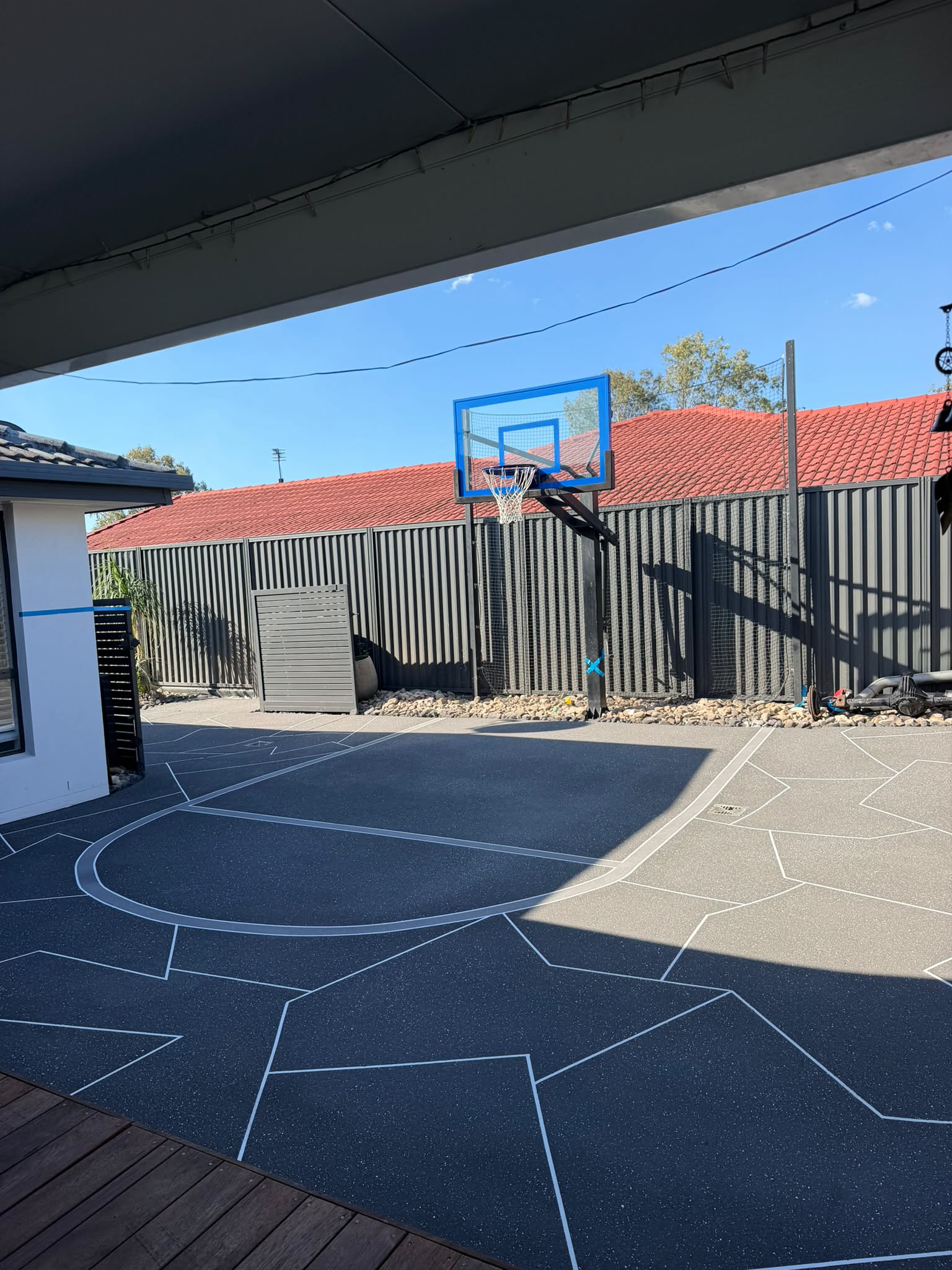 Outdoor entertaining area resurfacing